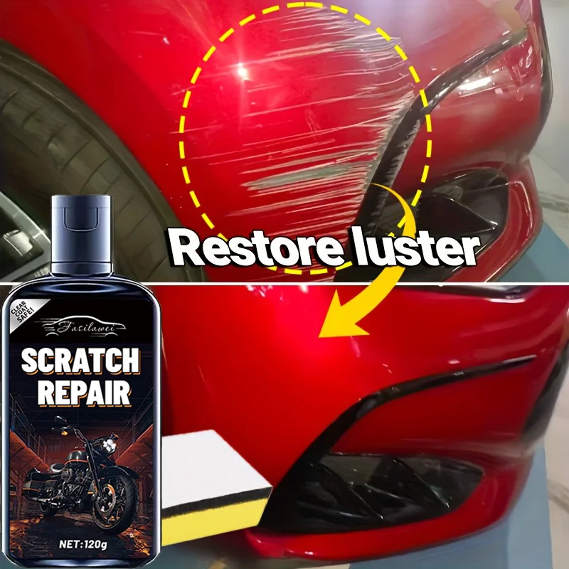 Professional Car Scratch Repair Wax Kit - Vehicle Exterior Polishing Wax, Quick Repair Formula for Minor Scratch and Swirl Marks