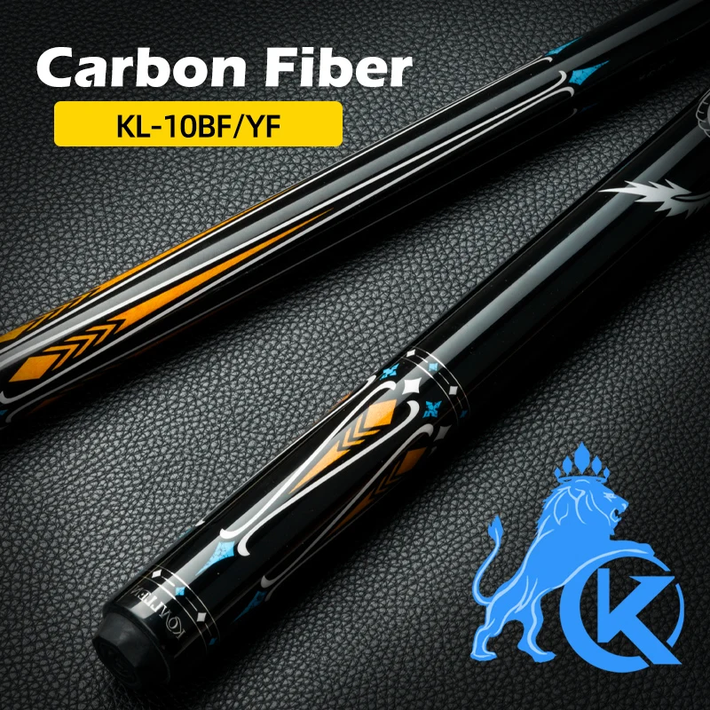 

KONLLEN Billiard Carbon Fiber Pool Cue Stick 12.5mm Tip 3/8*8 Radial Pin Technology Shaft Embedded Carbon Tubes Billiard Cue Kit