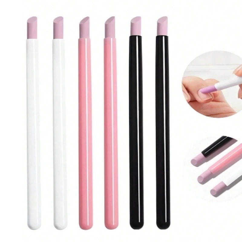 Tiras de polimento de unhas, canetas de polimento de quartzo e cerâmica, removedores de cutícula de unhas, pedras de polimento de unhas, ferramentas de manicure