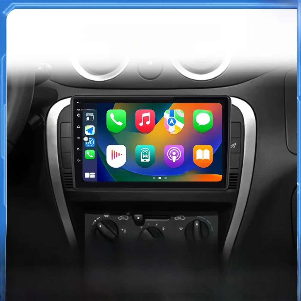 Voor Citroen C2 C3 2001 2002 2003-2010 Auto Multimedia Speler Android14 GPS Navigatie Auto Gereedschap DSP Stereo CarPlay QLED Scherm - afbeelding 2