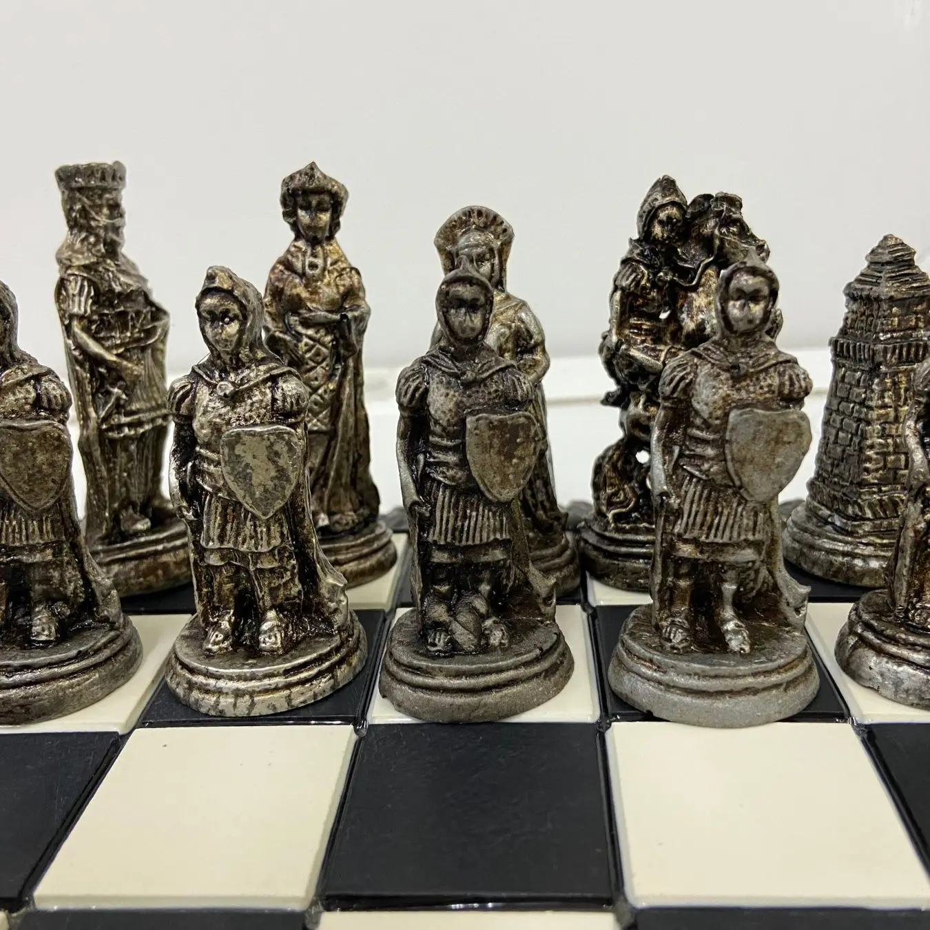 Professional Board Medieval Chess Game Resin