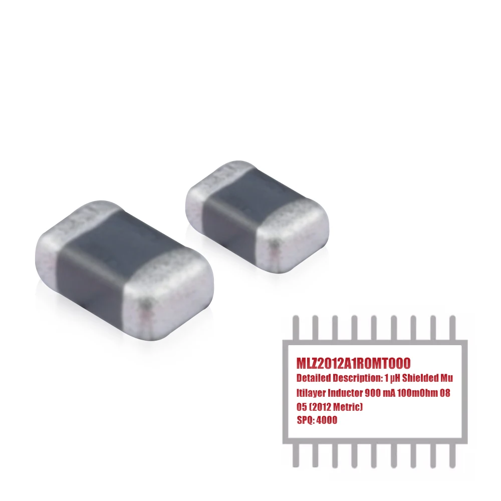 

MY GROUP 4000PCSR MLZ2012A1R0MT000 1 µH Shielded Multilayer Inductor 900 mA 100mOhm 0805 (2012 Metric) in Stock