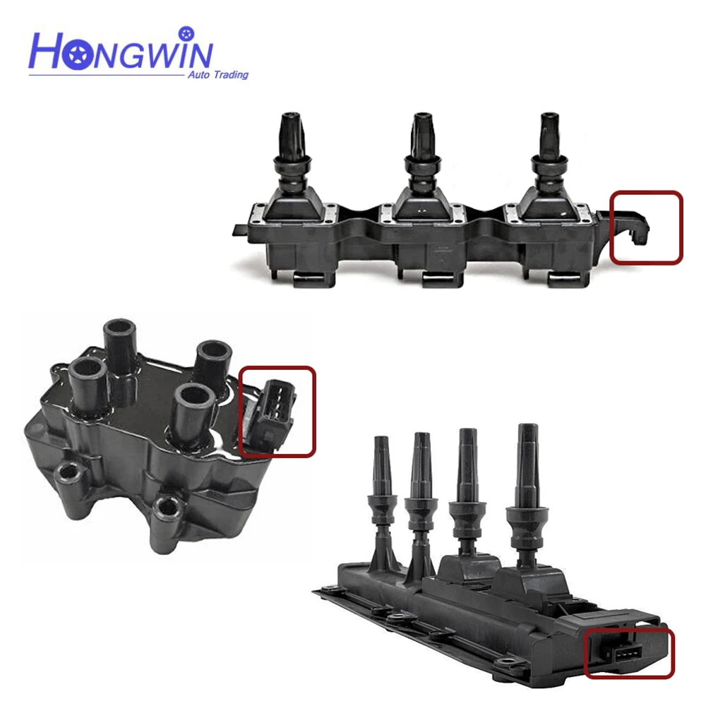 4Pin Ignition Coil Plug Connector Harness For Peugeot 306 405 406 607 Laguna Citroen XM Xantia Xsara ZX XM 9629210680 0221503025