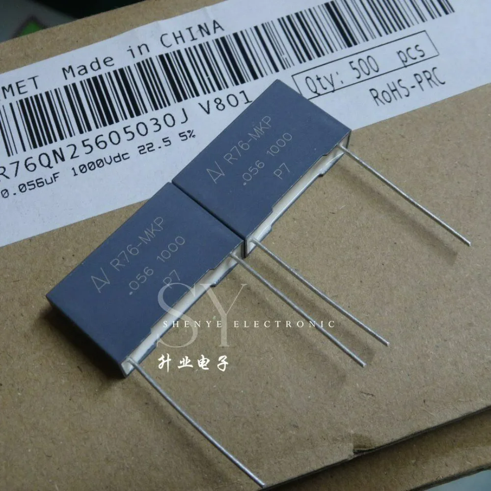 5pcs/lot AV R76 MKP 0.056uf 1000V 56nf 563 J Brand New 22mm Film Capacitor R76QN25605030J