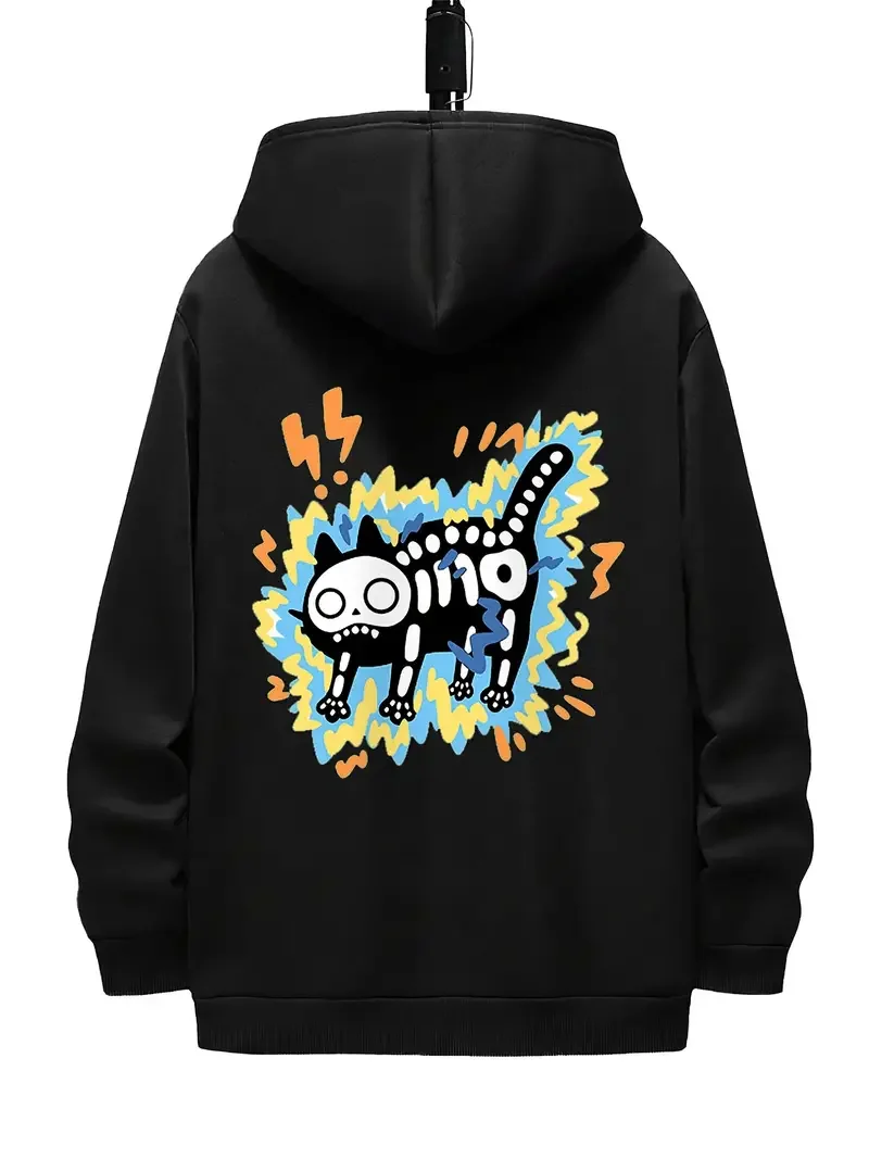 

Men's fashionable sweatshirts, new high quality breathable cotton sweatshirts, men's y2k creative printed streetwear