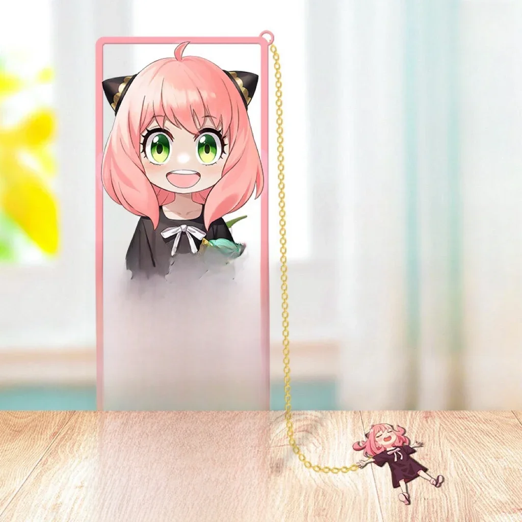 Marque-pages en métal inspirés de la famille Spy x pour les fans d'anime, cadeau unique pour les étudiants et les cosplayers