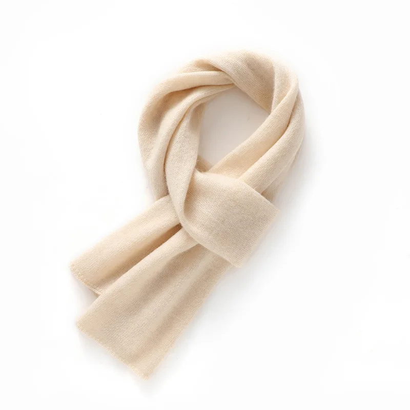 

100% Cashmere Scarf Knitted Casual Warm Winter Chic