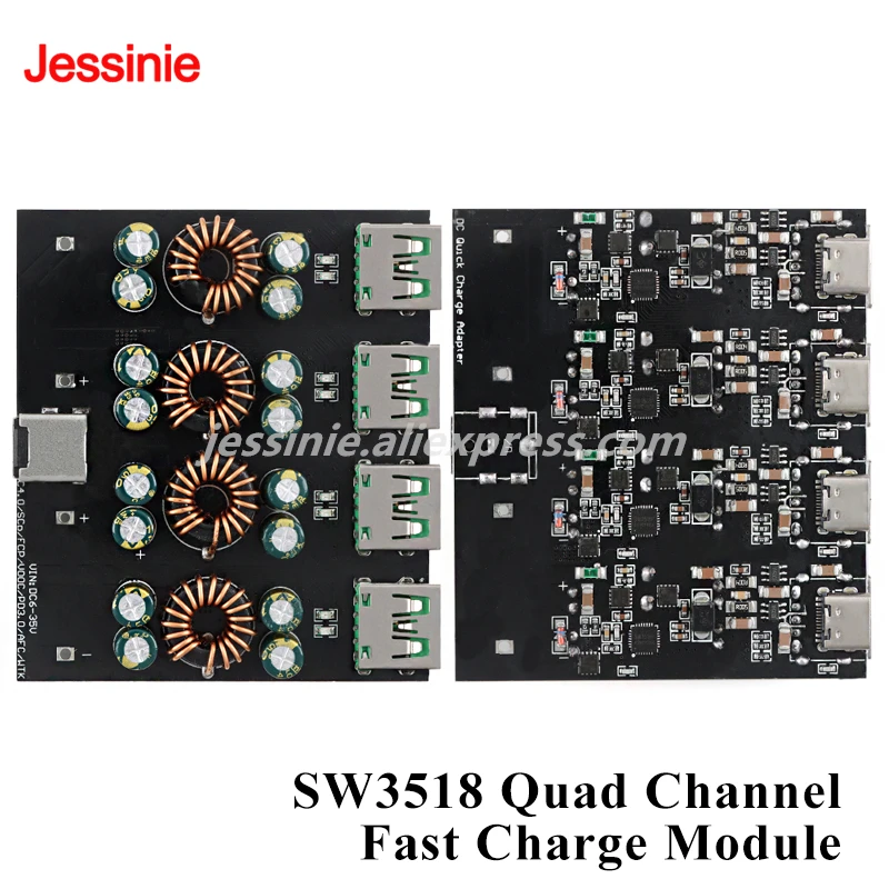 SW3516 SW3518 QC4.0 PD3.0 1 2 4チャンネルモバイルフォン急速充電