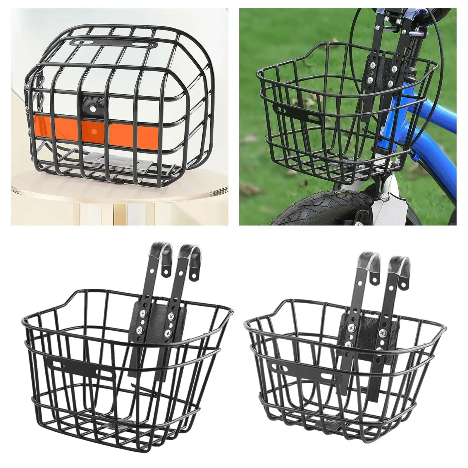 AliExpress SONONIA Kids Bike Basket Front Decor Iron Wire Child Bicycle Basket for Girls Street