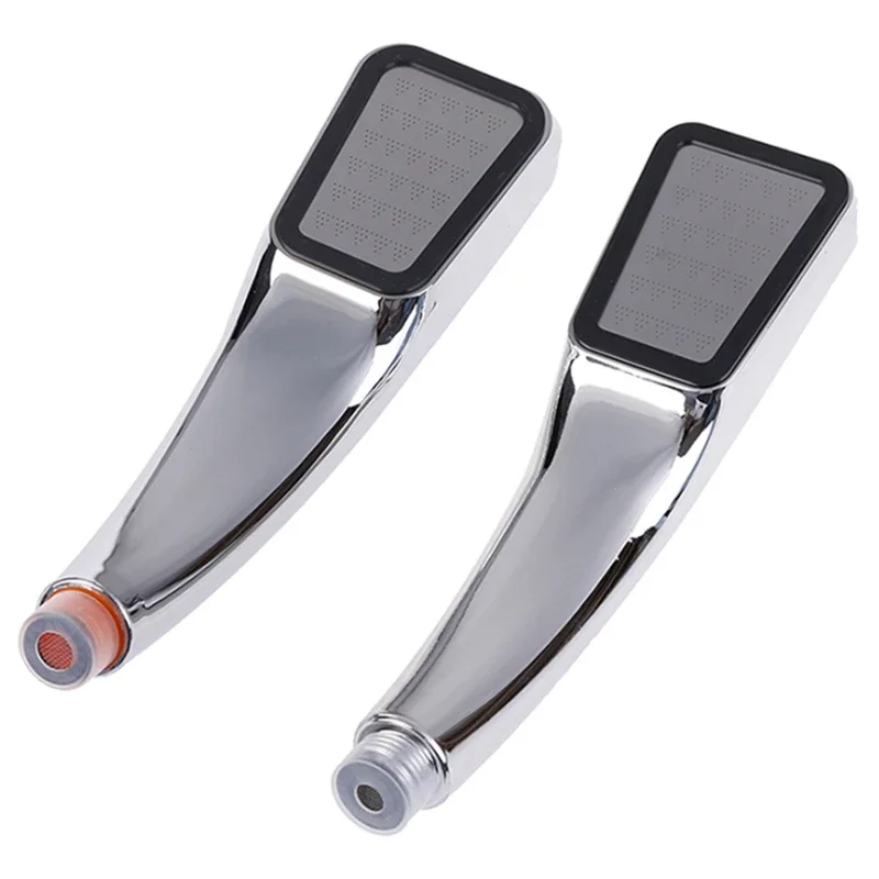 Pommeau de douche à 300 trous, haute pression, économie d'eau, débit avec buse de pulvérisation ABS chromé, douche carrée, accessoires de salle de bains