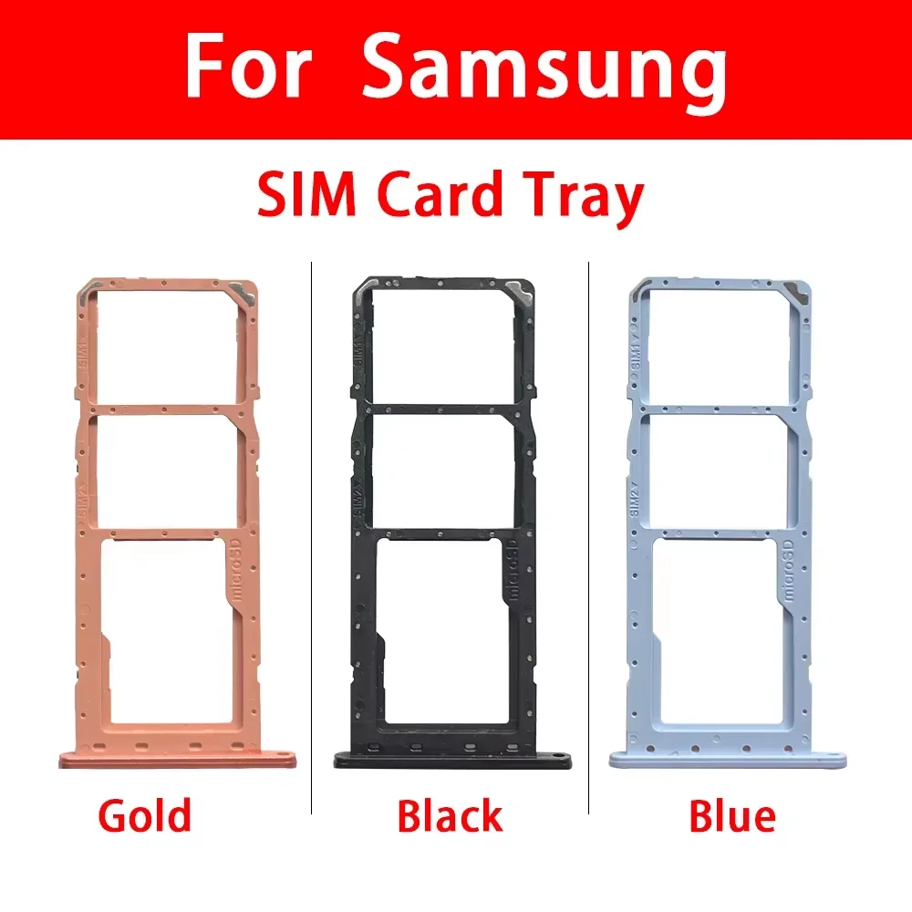 Phone Sim Card Tray For Samsung A04 A04E A04S Sim Card Slot Tray Holder Sim Card Reader Socket