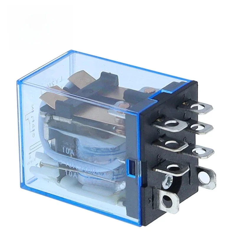 1 sztuk ogólnego przeznaczenia LY2NJ HH62P elektroniczny mikro przekaźnik elektromagnetyczny lampa LED 10A 8 pinów cewka DPDT AC/DC12V 24V AC110V 220V — zdjęcie 2