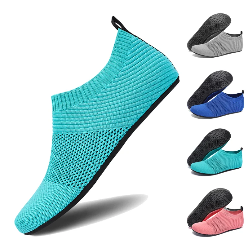 

Water Sports Shoes For Men Women, Barefoot Quick-Dry Slip-On Aqua Socks Multi-Purpose Feather Water Shoes