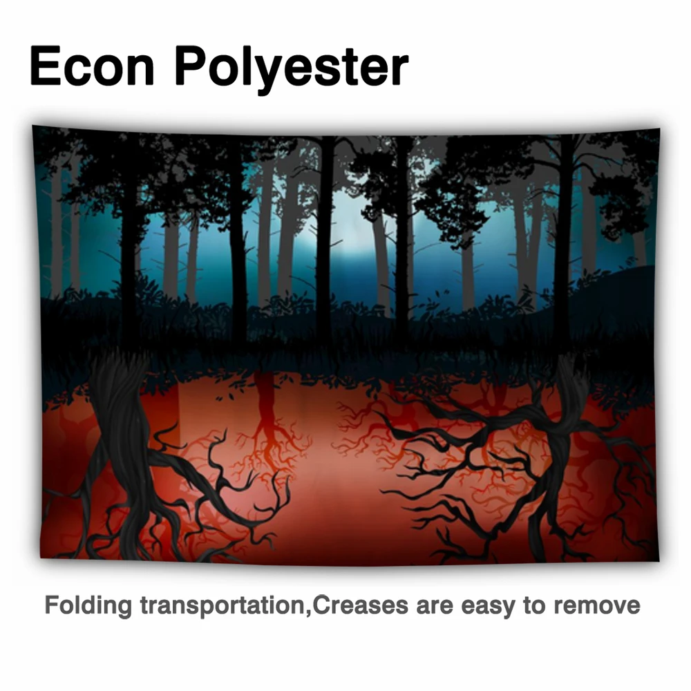 Funnytree Happy Halloween Khu Rừng Tối Đảng Phông Nền Kinh Dị Quái Vật Đáng Sợ Nền Chụp Ảnh Cho Bé Trang Trí Sinh Nhật