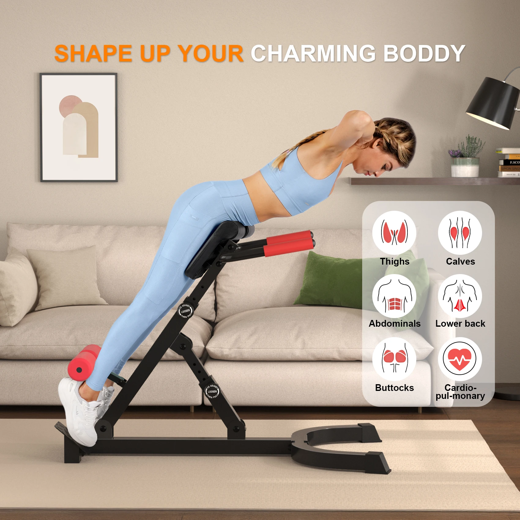 Kursi Roman, Alat Latihan Pung - Home Gym Leg Extension Machine ulasan dan harga