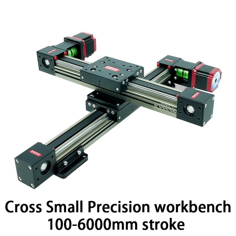 QRXQ RXP-XY-S-45 Cnc Axis Slide Linear Guide Motion Module 100-6000mm Effective Length Table Cross Small Precision workbench