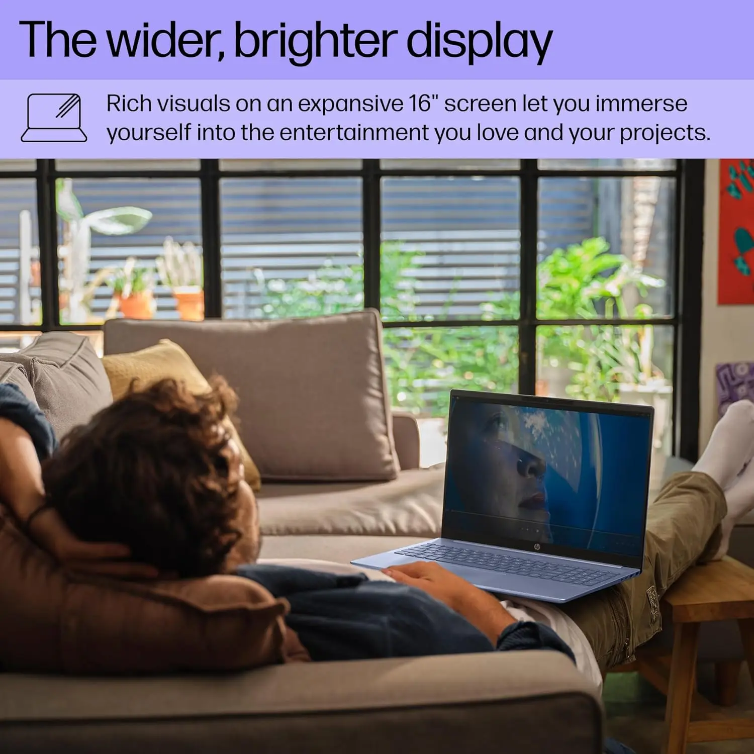Laptop Bisnis Layar Sentuh HP Pavilion 16" WUXGA, Prosesor Intel Core 7 150U, RAM 64GB, SSD 2TB, Keyboard Backlit, Windows 11 Home