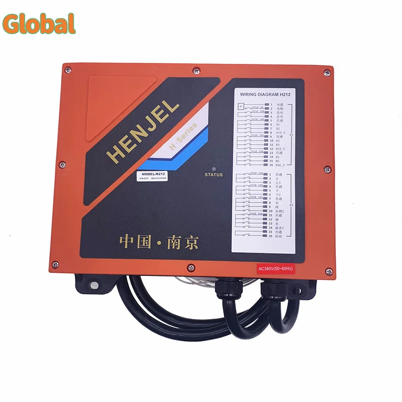 H112 12-key Single-speed Industrial Wireless Radio Crane Remote Control switches Hoist track overhead bridge Crane Controller