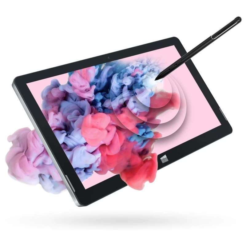 13.3 ''Draagbare 6Gb DDR3-RAM 128Gb Emmc Windows 10 Tablets 2560X1440 2K Ips 64bit Intel Atoom N3350 Dual Camera Type-C