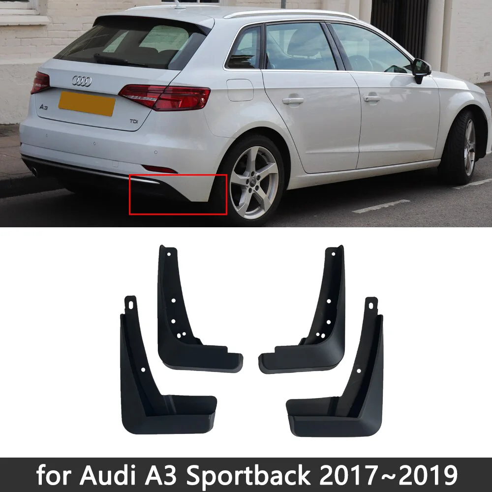 Garde-boue avant pour Audi, garde-boue, garde-boue, accessoires pour Audi A3, berline 8V, Sportback, 2013, 2014, 2015, 2016, 2017, 2018, 2019, 2020