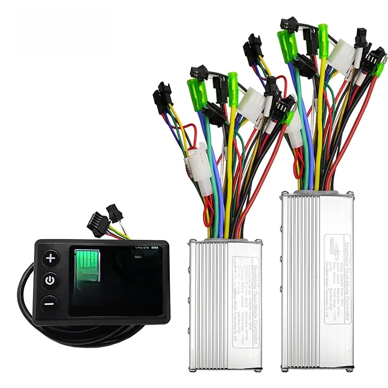 AliExpress E-Bike Brushless Motor Drive Controller S866 LCD Color Display New Kit 24V 36V 48V 500W 22A for Electric Scooter Mountain Bike