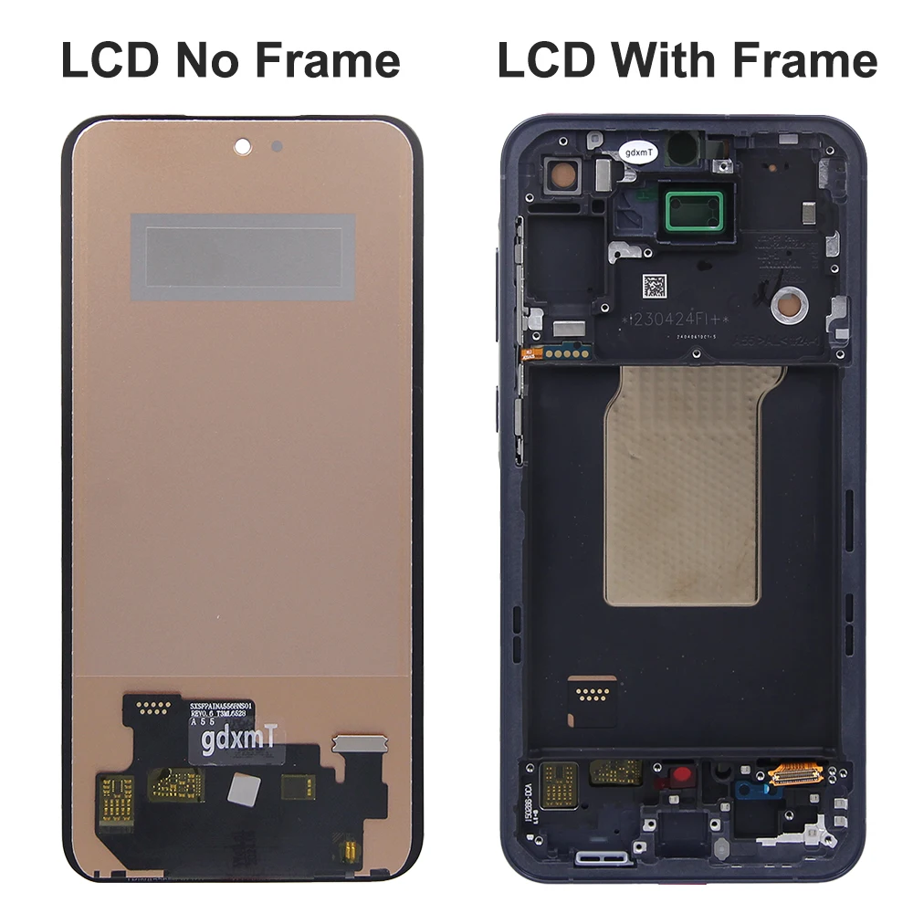 6.6'' For Samsung A55 A556B A5560 A556E LCD with frame Display Touch Screen Digitizer Assembly Replacement For Samsung A55 5G