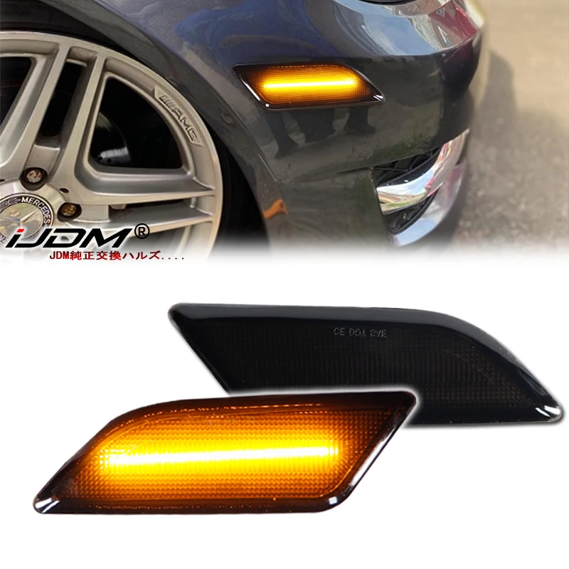 

2 шт., автомобильные фонари для переднего бампера Mercedes Benz C-Class W204 C250 C300 C350 C63 AMG 2012-2014