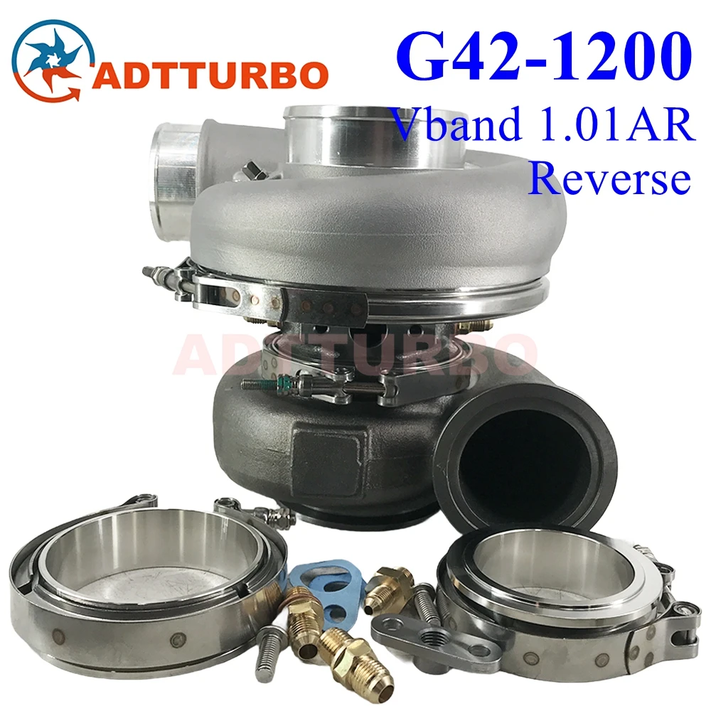

G42-1200 Vband 1.01R 860778-5004S G42 1200 Reverse 73mm Turbocharger 475-1200HP 2.0L-7.0L Turbine for Garrett Performance Kits