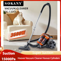 SOKANY 15KPa Hoover Vacuum Cleaner Cylinders Bagless Vacuum Multi-Cyclonic Filtration Corded Vacuum Hard Floors Carpets Pet Hair