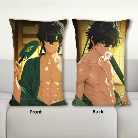 Anime Body Pillow Genshin Impact Dakimakura Private Collection Sofa Cushion Custom Pillow Cover 40*60