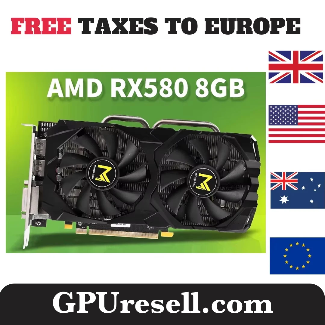 Verwendet rx 580 8g kein brasil estoque rx580 de 8gb placas gráficas para jogos promoçao grafikkarten und gpu 2048sp gaming