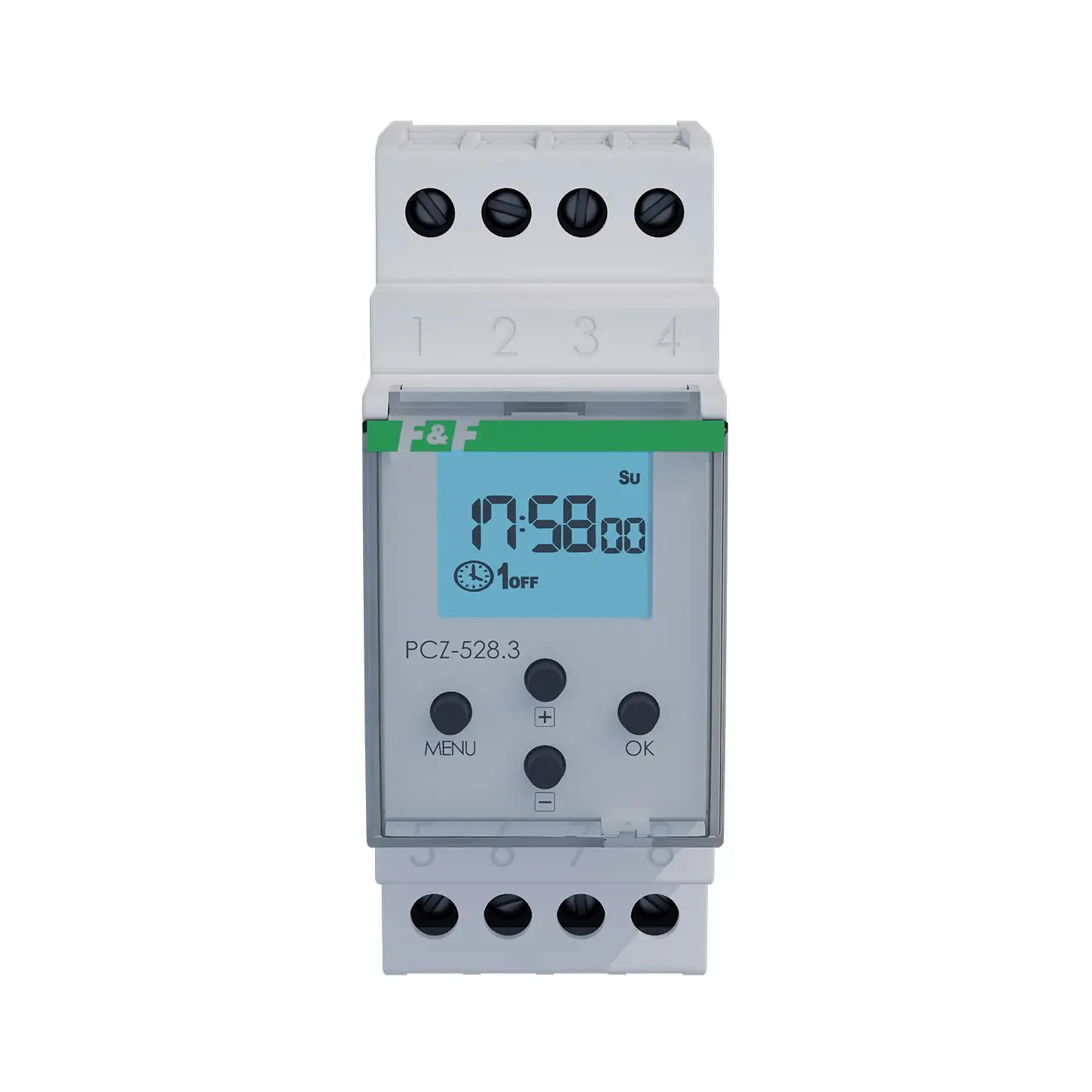 F&F PCZ-528.3 Universal Programmable Control Timer | PCZ528 | Multifunctional Timer