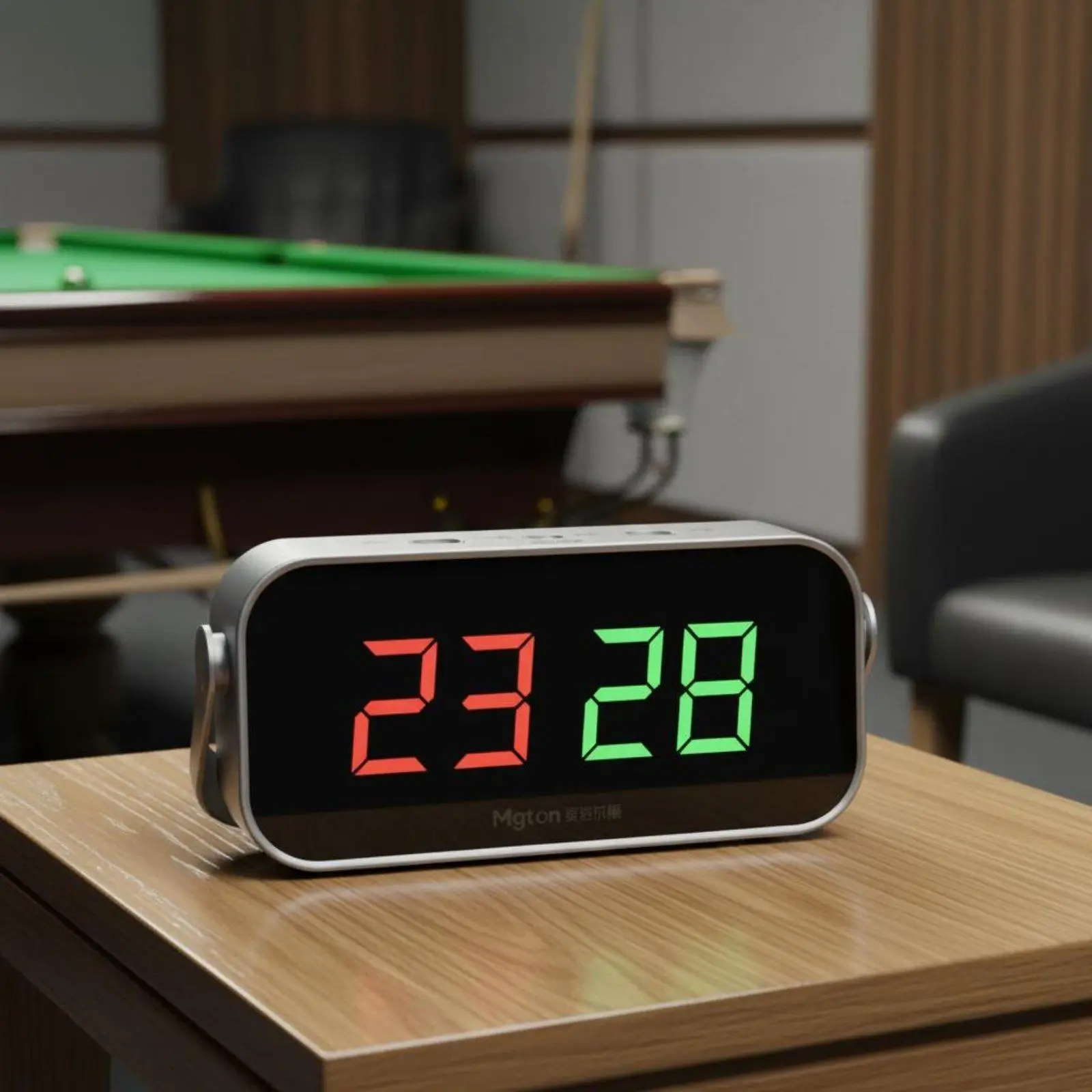 

Portable Snooker Score Keeper LED Display Electronic Billiards Scoreboard Recharging Digital Pool Score Counter for Billiard