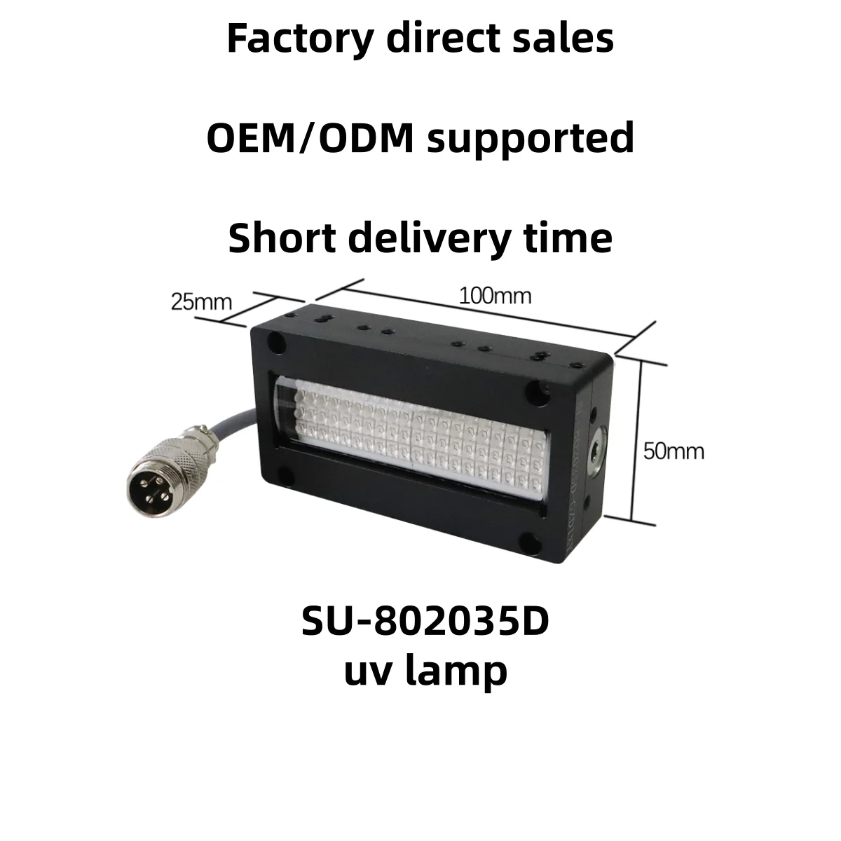 uv printer lamp 360-420nm for Inkjet Pre-Curing Ricoh G5 G6 UV Printing Adhesive Shadowless Glue Solder Joint Protection FPC Boa