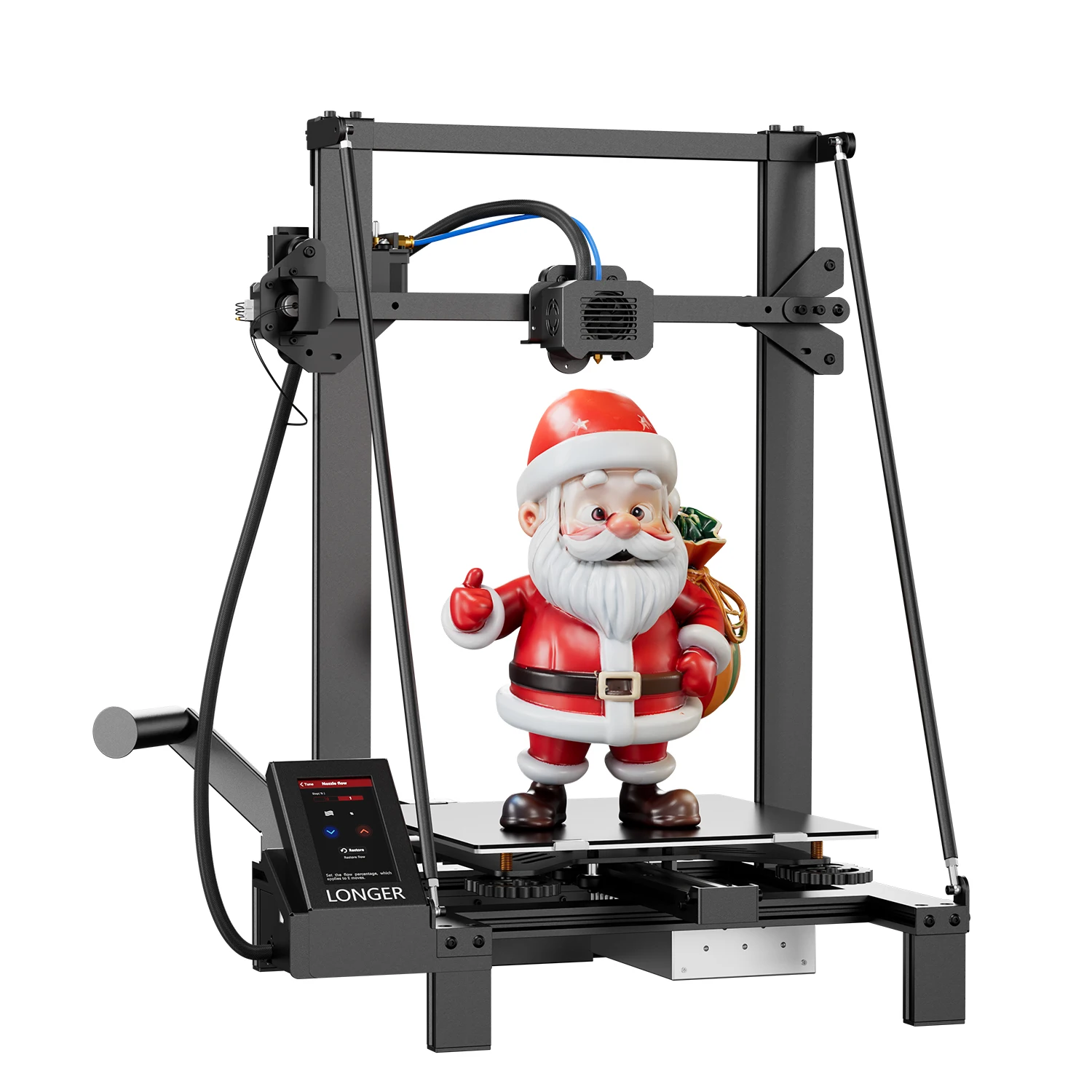 LK5 PRO FDM 3D-Drucker mit Hoher Präzision und Geschwindigkeit, Großes Bauvolumen 300*300*400mm, Touchscreen, PLA TPU Filament Druck, Desktop-Kit