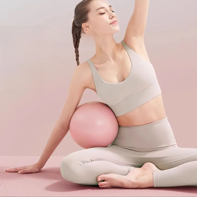 Balle de Yoga pour femmes, Type épais, Anti-explosion, diamètre 25 cm, Pilates, entraînement, Mini balle sculptant les jambes et les hanches