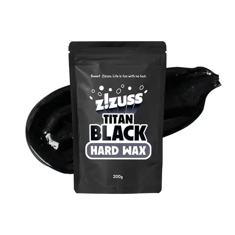 ZIZUSS 타이탄블랙 하드왁스 200g 셀프 왁싱 브라질리언