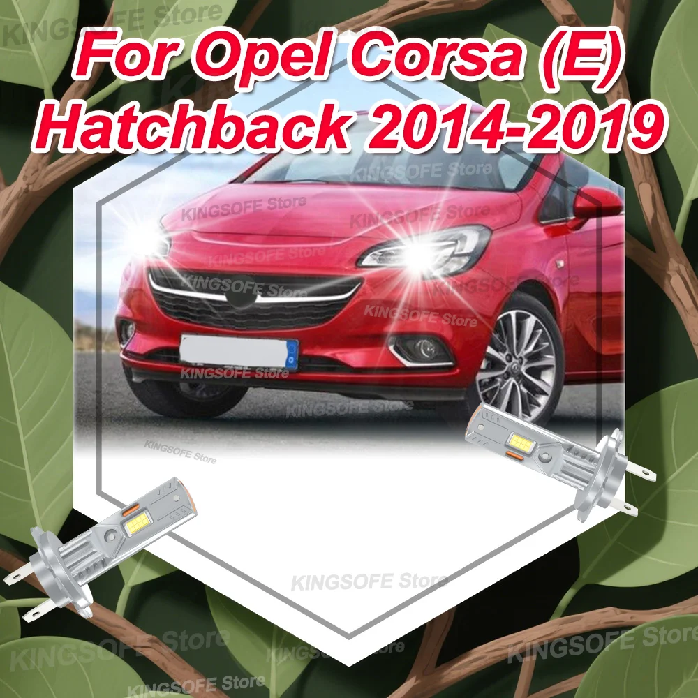 

Светодиодные фары высокой мощности с автоподсветкой 30000LM для Opel Corsa E Hatchback 2014 2015 2016 2017 2018 2019