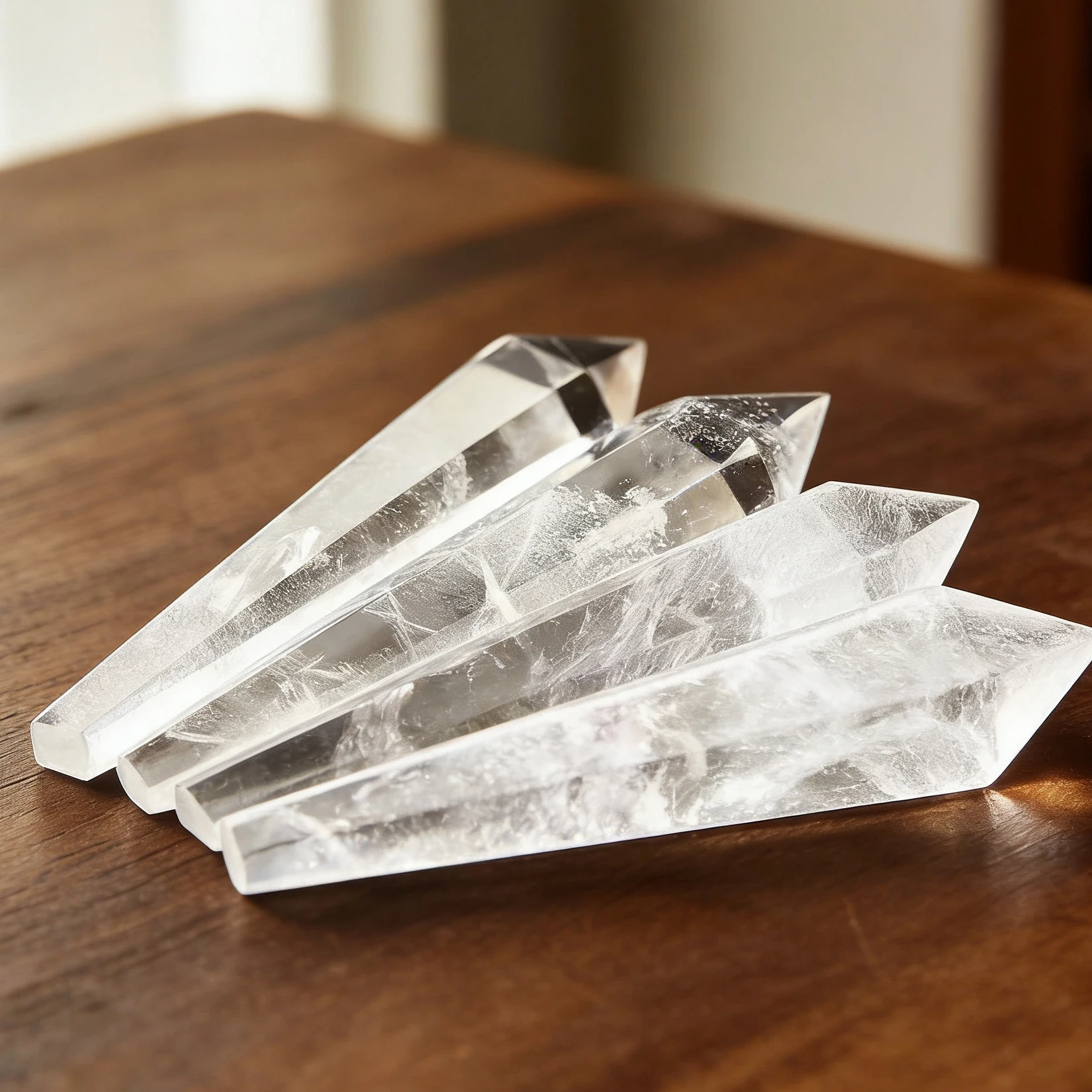 Hexagonal Clear Quartz Pendulum  Universal Energy Amplifier  Cleanser  Healer‘s Tool for Chakra Balancing Meditation  Dowsing
