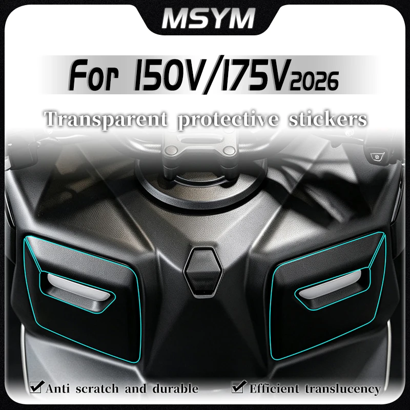 For ZONTES 150V 175V 2026 Invisible Car Cover Film Transparent Front Anti Scratch Protection Sticker Modified Accessories