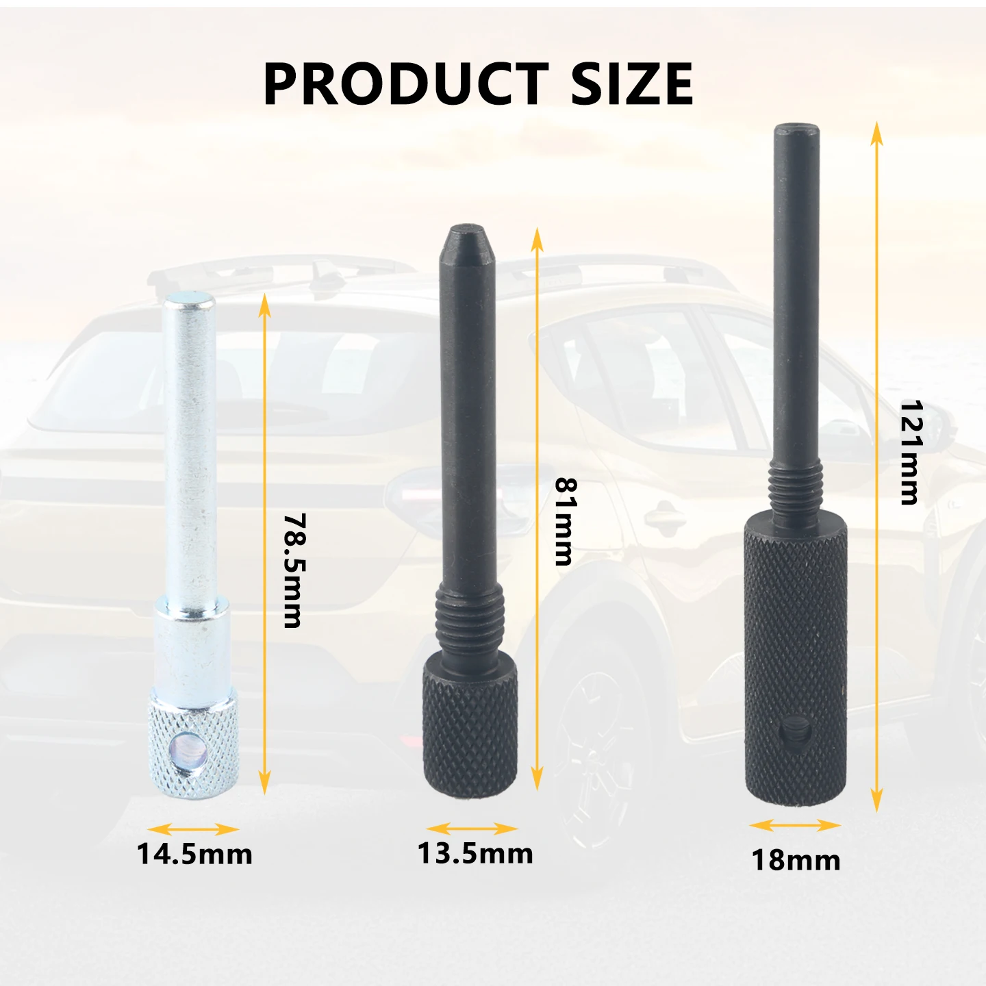 3Pcs Camshaft Timing Pin MOT1430 1.5DCi Engine Timing Tool Set Replacement for Renault 1.5 1.9 DCI MOT1489 for Benz MOT1054