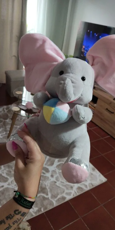 Hide-And-Seek Elephant Plush Toy photo review