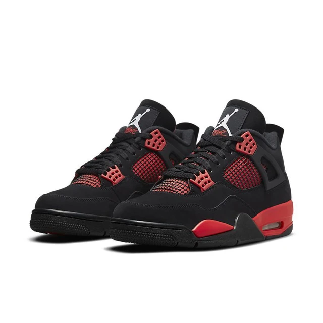 Zwart rode jordans sale