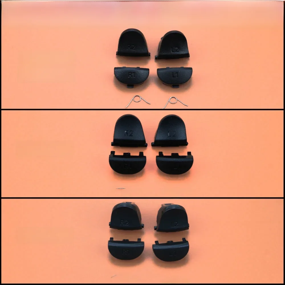 Ressorts de bouton de certes Inter pour PlayStation 4 Pro, remplacement de manette de jeu, PS4 L1, R1, Slim, JDS, JDM, 001, 011, 030, 040, 1 jeu