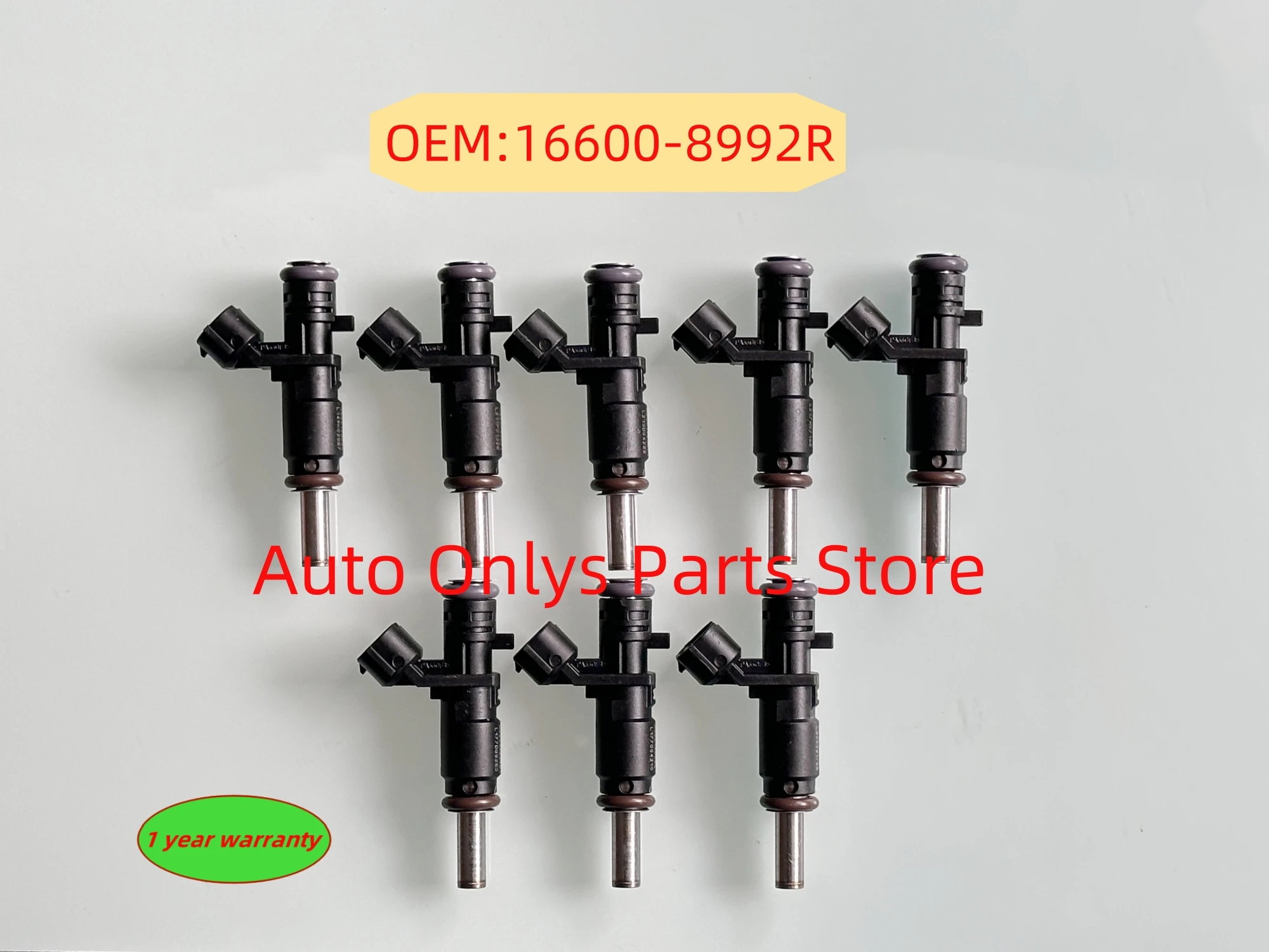 8pcs High quality 16600-8992R Fuel Injector Nozzle For H4M 1.6 16V MEGANE IV DUSTER QASHQAI Renault 2.0 Lada Largus 166008992R