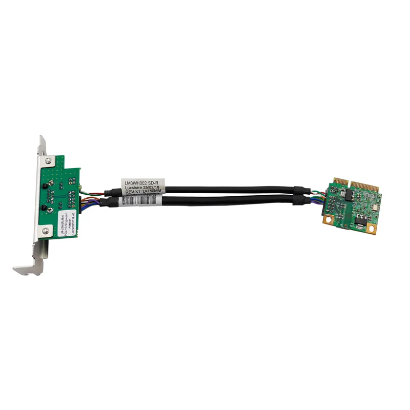 Mini carte réseau PCIe LR-LINK 2201PT, 10/100/1000Mbps, adaptateur réseau Ethernet Gigabit en cuivre, basé sur Intel 82574