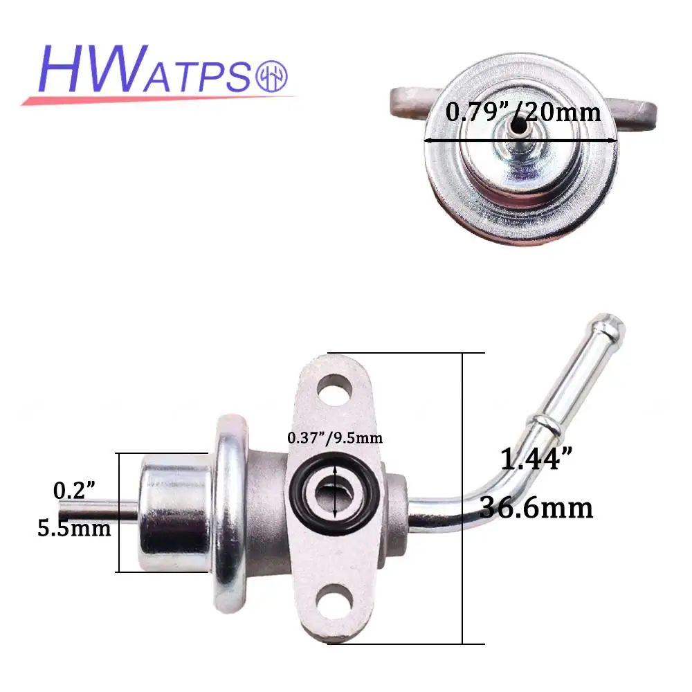 Fuel Injection Pressure Regulator 3.0 Bar 16740-ZW5-003 For Honda 1999-2004  115/130HP 2005+ 115HP Outboard Models BF115A BF130A