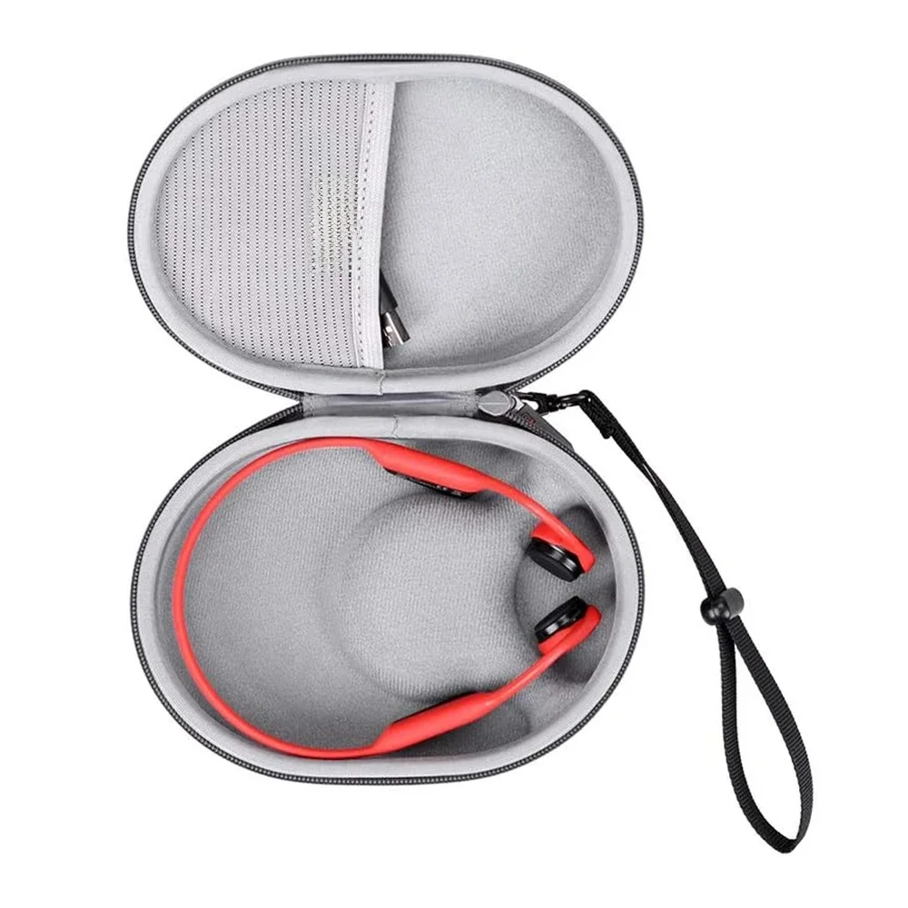 Twarde etui na słuchawki do Shokz OpenRun/Trekz Air/Titanium Mini/Lenovo/Philips słuchawki z przewodnictwem kostnym torba podróżna — zdjęcie produktu 7