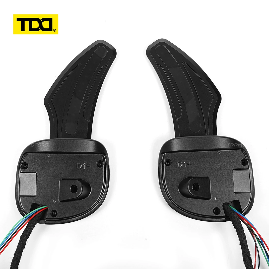 TDD LED Magnetic Paddle Shifters Extension For Dodge Aluminum Alloy Magnetic Attraction Function Car Accessories