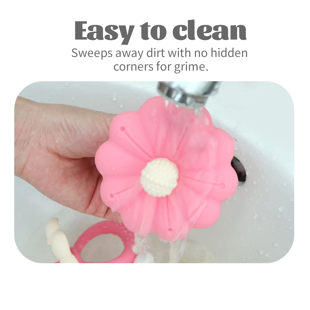 ألعاب تسنين للأطفال من عمر 0 إلى 6 أشهر، ألعاب أطفال من عمر 6 إلى 12 شهرًا، عضاضة سيليكون ناعمة ومزخرفة خالية من مادة BPA لتخفيف قرحة مهدئة